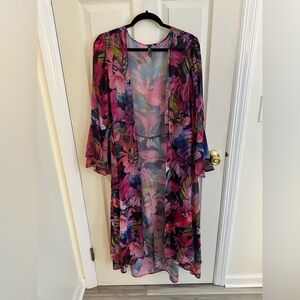 Torrid Multicolor Sheer Kimono
